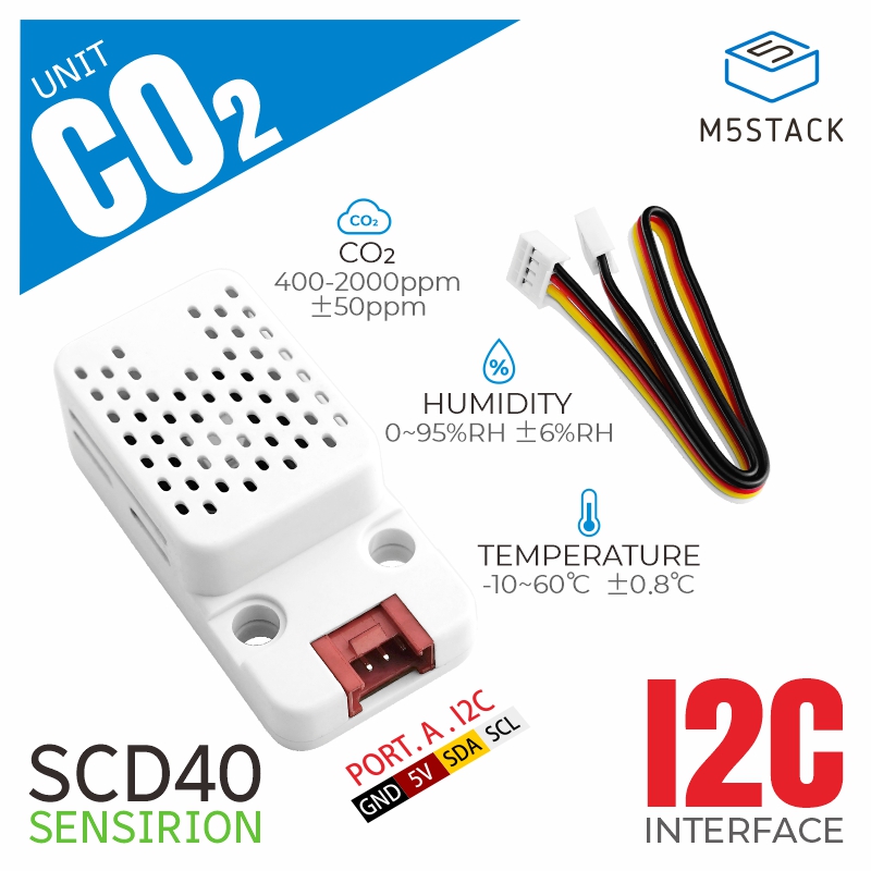 M5Stack - Unité CO2 M5Stack avec capteur de