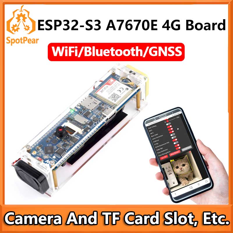 Lolin S3 - Carte de développement Waveshare ESP32-S3 A7670E