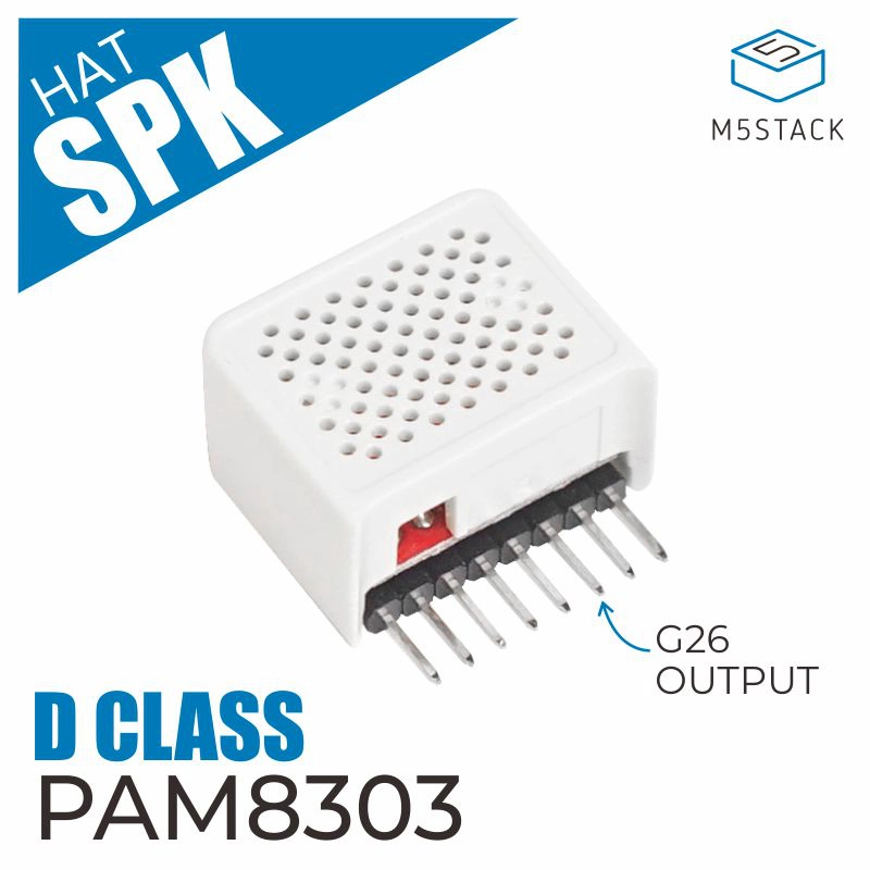 M5Stickc - M5Stack – chapeau de haut-parleur officiel
