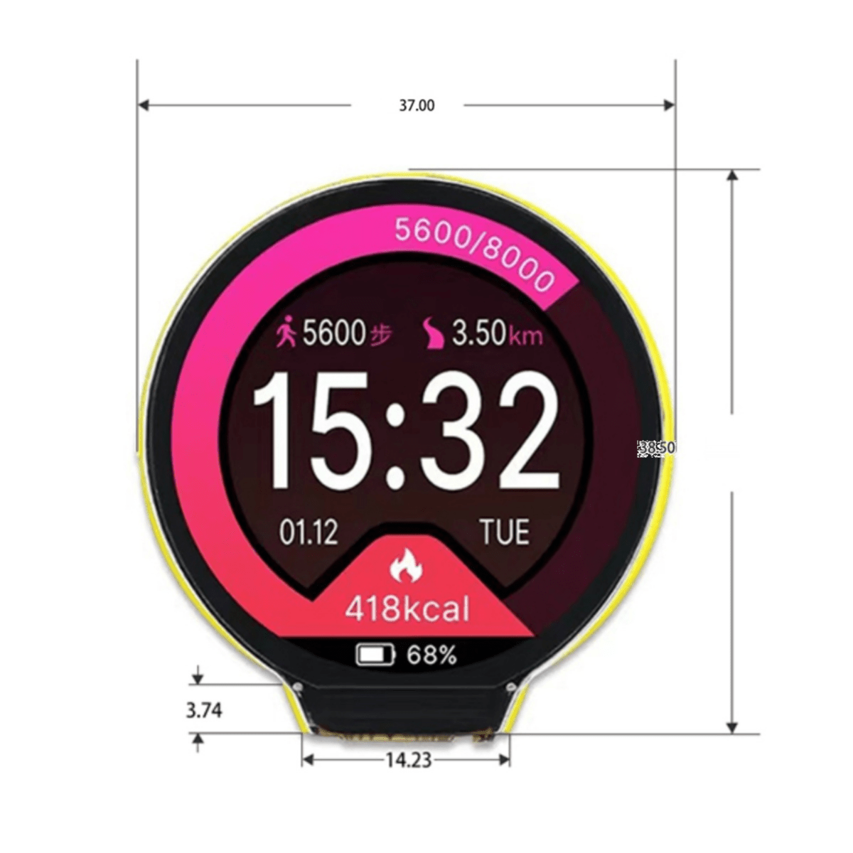 ESP32-C3 1.28 pouces écran ron - Ttgo T Watch avis et prix