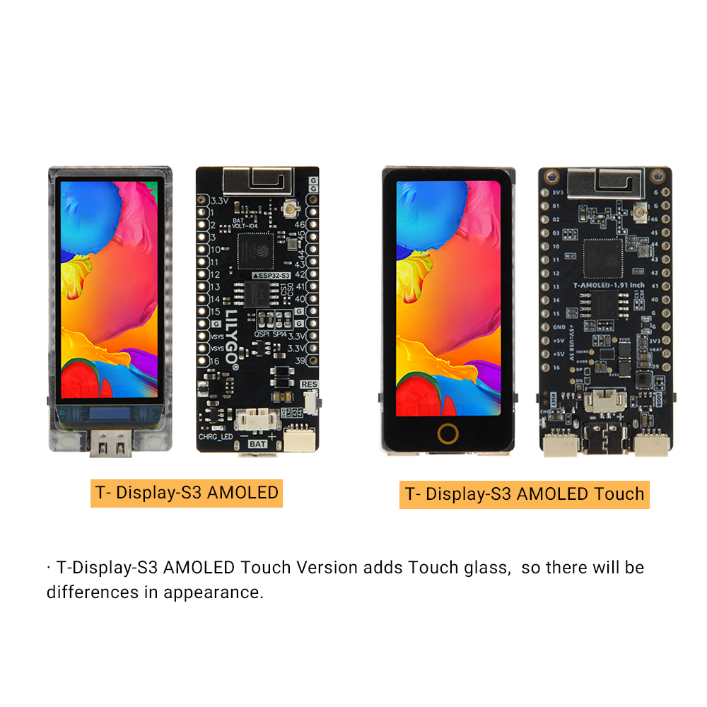 TTGO T-Display-S3 AMOLED ESP32 - Ttgo Tdisplay avis et prix