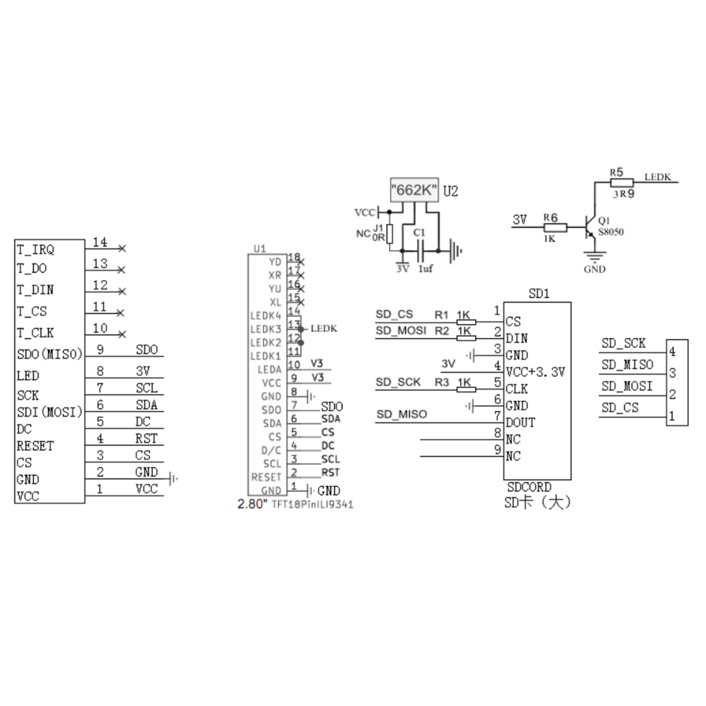 Module d'affichage LCD TFT 2,8 - Esp32 S3 Devkitc 1 avis et prix